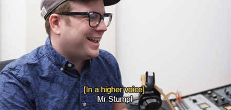 infinityonhigher:patrick finally realising “mr stump” is said in the background of church