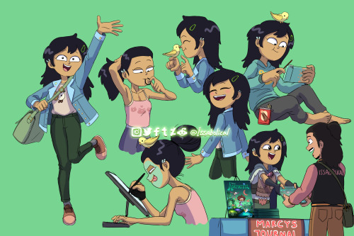 &ldquo;Webcomic Artist Marcy Wu&rdquo;! It would be cute if she has a pet bird named &ld