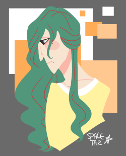 spacetar:  i always end up drawing makishima tbh