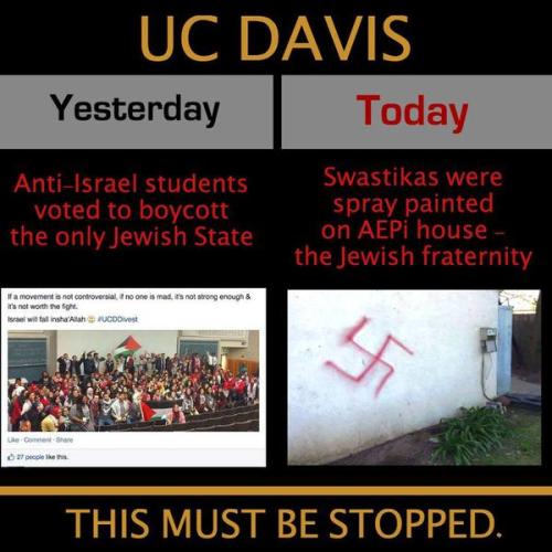 Students have faced a wave of AntiSemitism across the town of Davis this week. Why? Well&hellip;