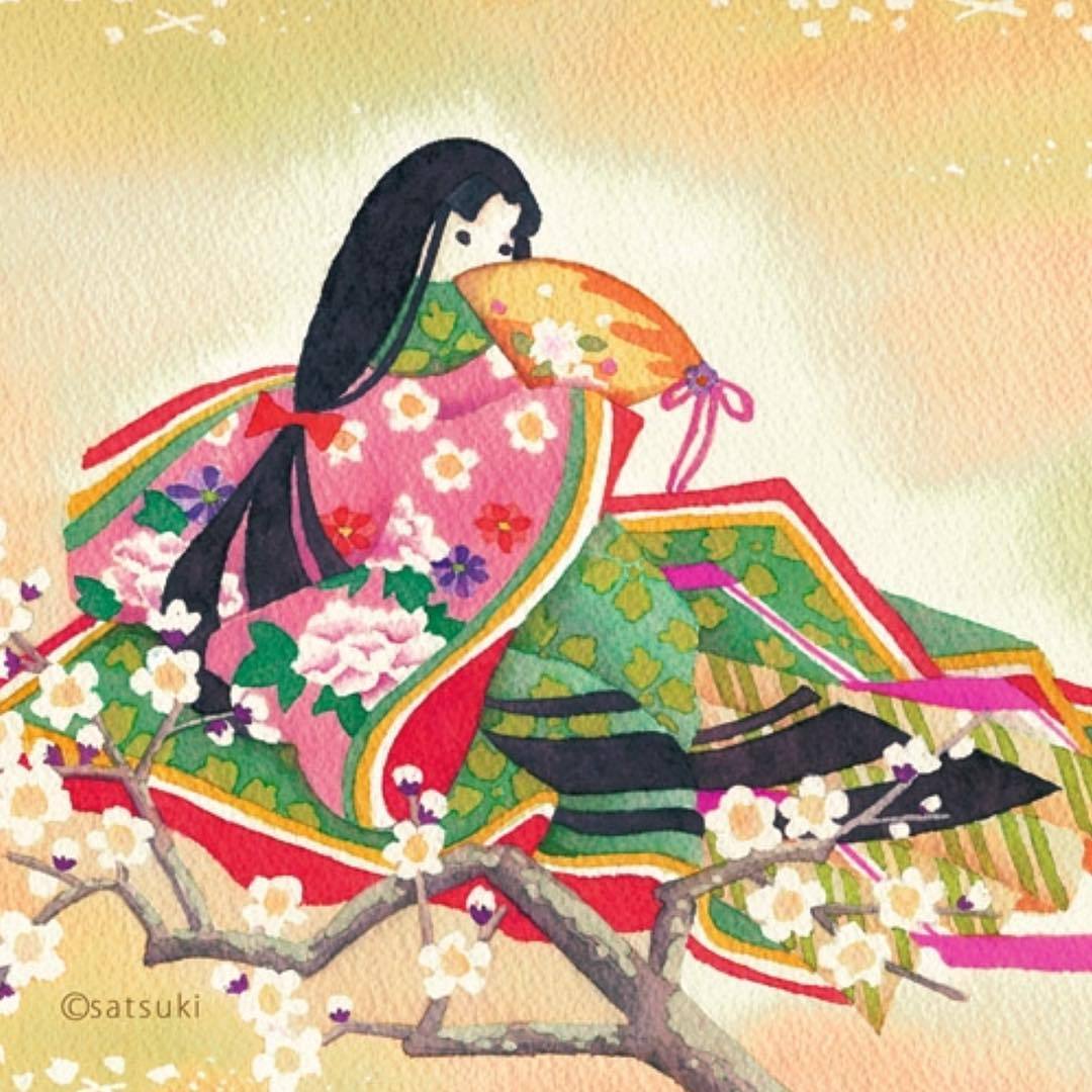 沙月satsuki Illustration And Matryoshka Doll 桜ちゃん イラスト イラストレーター 着物 犬張子 和風イラスト 和風レトロ