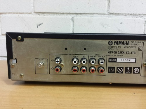 Yamaha A-300 Natural Sound Stereo Amplifier, 1983