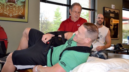 unstablexbalor:  I love how Cesaro was by Cena’s side before surgery, sat in the waiting room during the surgery, and was then again by his side afterwards. Cesaro is such a great guy and his friendship with Cena is also great. 