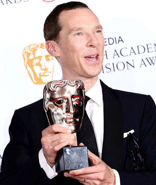 benedictdaily:Benedict Cumberbatch, winner of the Best Leading Actor Award for ‘Patrick Melrose’ in 