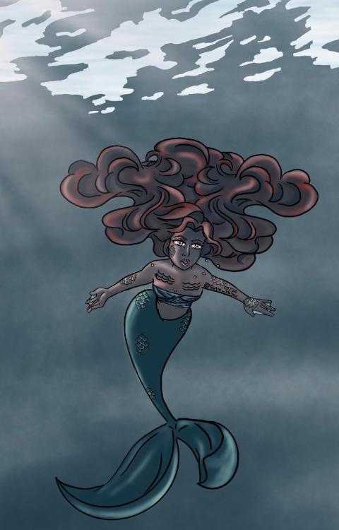 amym32687: Mermay 5. Experimenting with full body shadows and light.