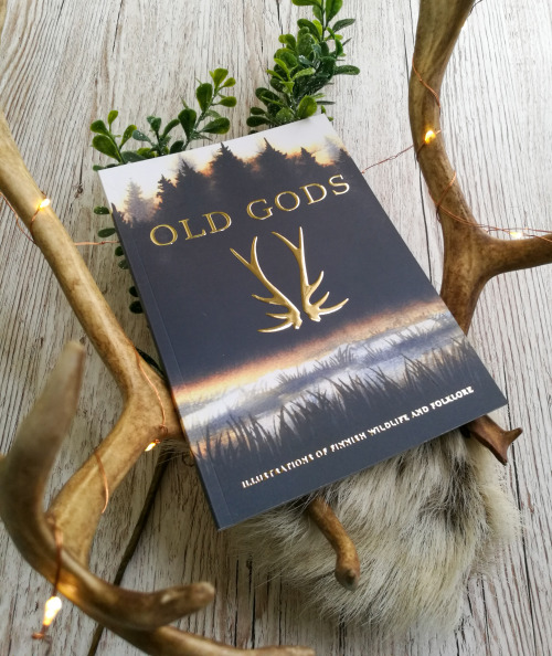 shinonart:shinonart: OLD GODS - Illustrations of Finnish Wildlife and Folklore is now up on Etsy!  O