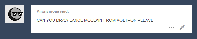 I think of lance as the drake to pidge and hunk’s combined josh.
