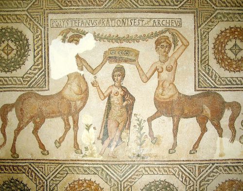 mappae-mundi: antologia di mosaici romani - Museo Nazionale del Bardo, (المتحف الوطني بباردو) - Tuni