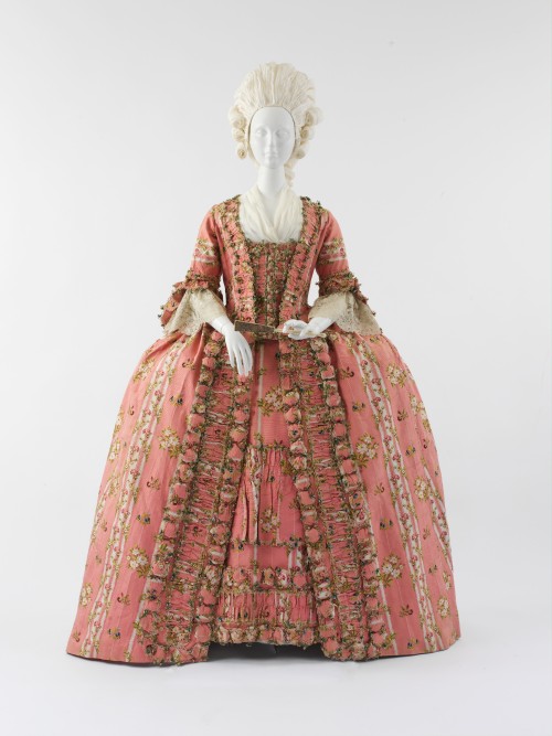 antiquevanity: Pink Dress (1770s) | French | The Met