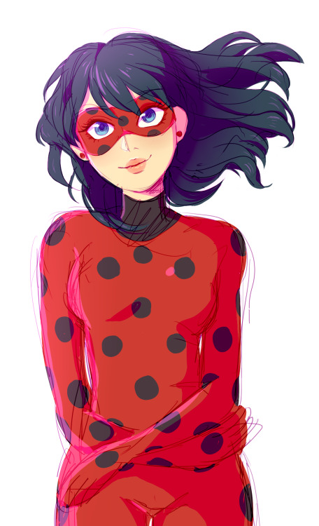 gorovaia: cell shading? Never  pigtail-less ladybug bc i have art block and cant think of a goo