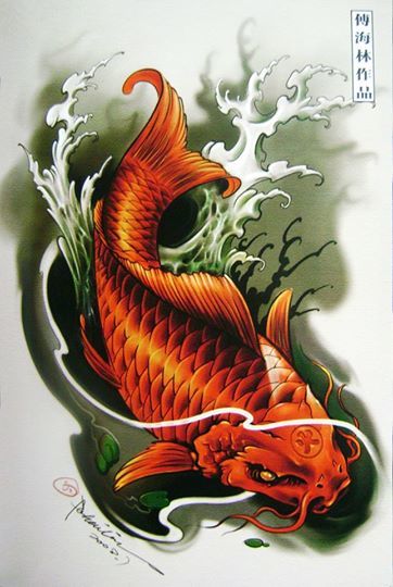 yellow koi fish tattoo design half sleeve | Tatuagem carpa, Tatuagens  irezumi, Tatuagem de peixe