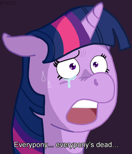 My First Twilight! This Was Drawn In July Of Last Year, And Its A Recreation Of A Scene From An Anime