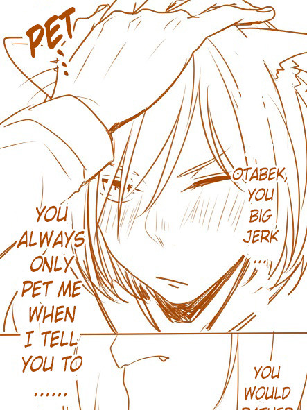  Petting Neko Yuri (=`ω´=)By INKU || Translation + Typeset by fuku-shuuShared