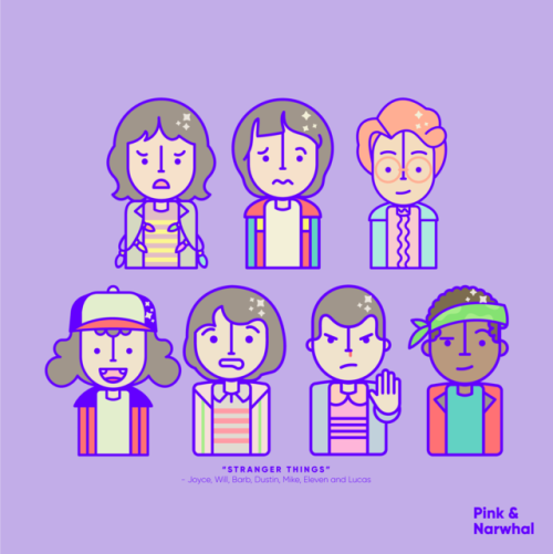 pinkandnarwhal: Let’s celebrate season 2 of Stranger Things with my favorite icon set design ever &l