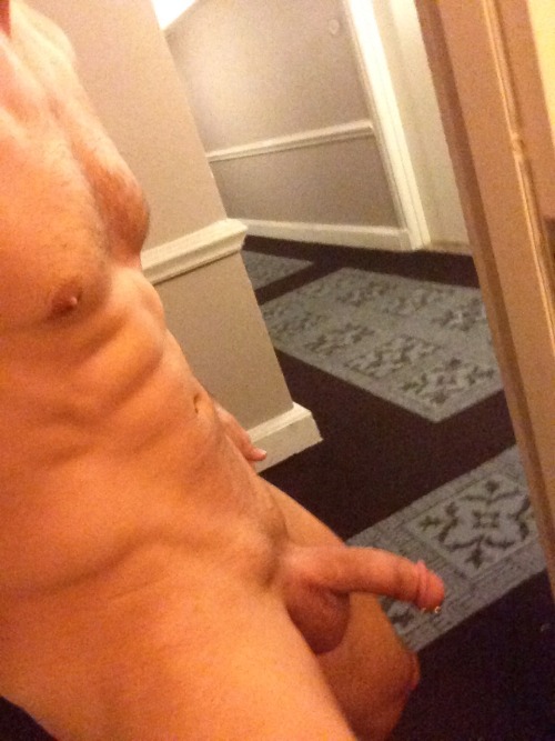 exposedhotguys:  Me completely naked in a hotel hallway! Who wants some room service? What would you do if you caught me like this? Tell me when you reblog!!! REBLOG and Expose me!!! To see more of me CLICK HERE!!!!  I would definitely want that room