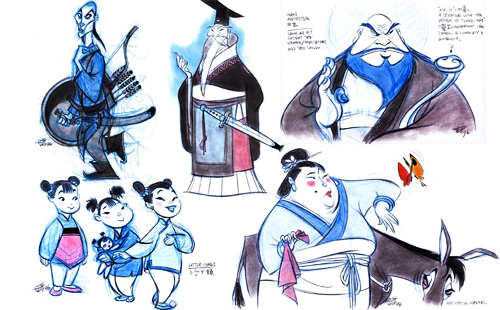 Porn Pics mulandaily:  mulan character design 