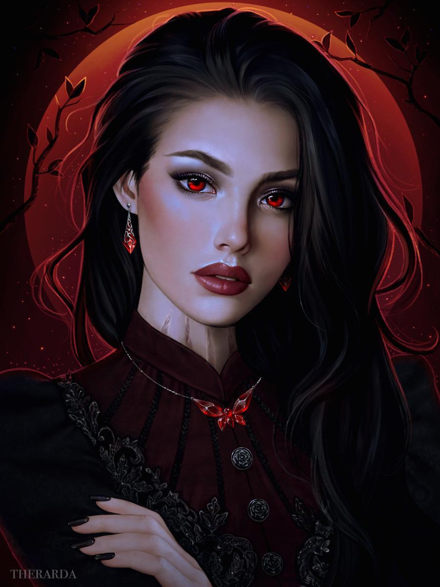 vampire girl art