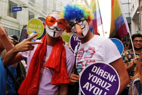 Istanbul | June 30, 20131. Participants wave a huge rainbow flag during a gay pride parade in centra