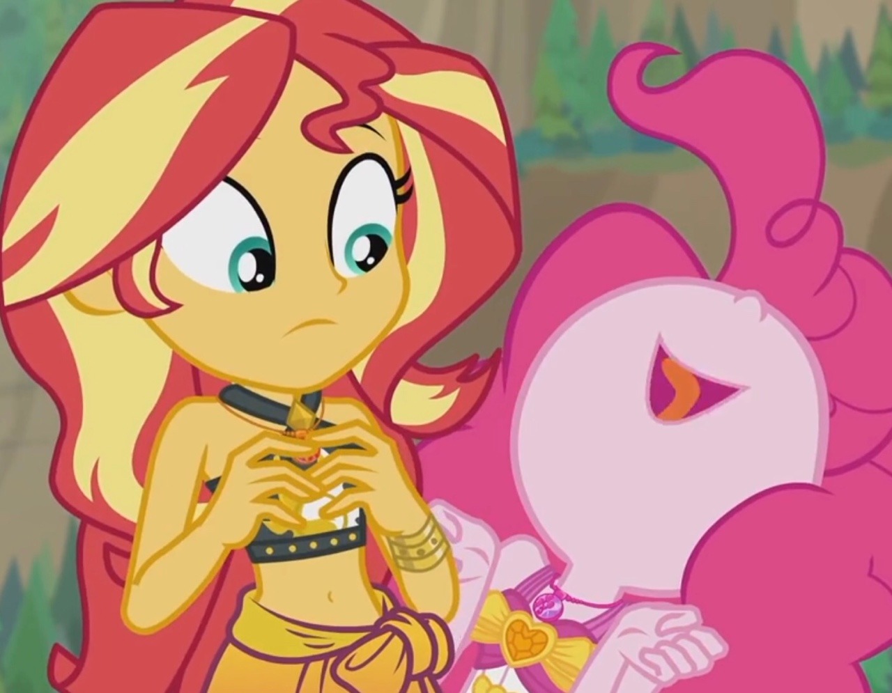 horsegirlpodcast: can we take a moment to appreciate these two precious sweethearts?  I meaN, JUST LOOK AT SUNSET’S FACE? SHE’S LIKE that’s Pinkie to you  LOOK AT HER,,  AND THEIR SHARED ENTHUSIASM FOR A SEA MONSTER  SKXNSNFNAN THESE TWO ARE PRECIOUS