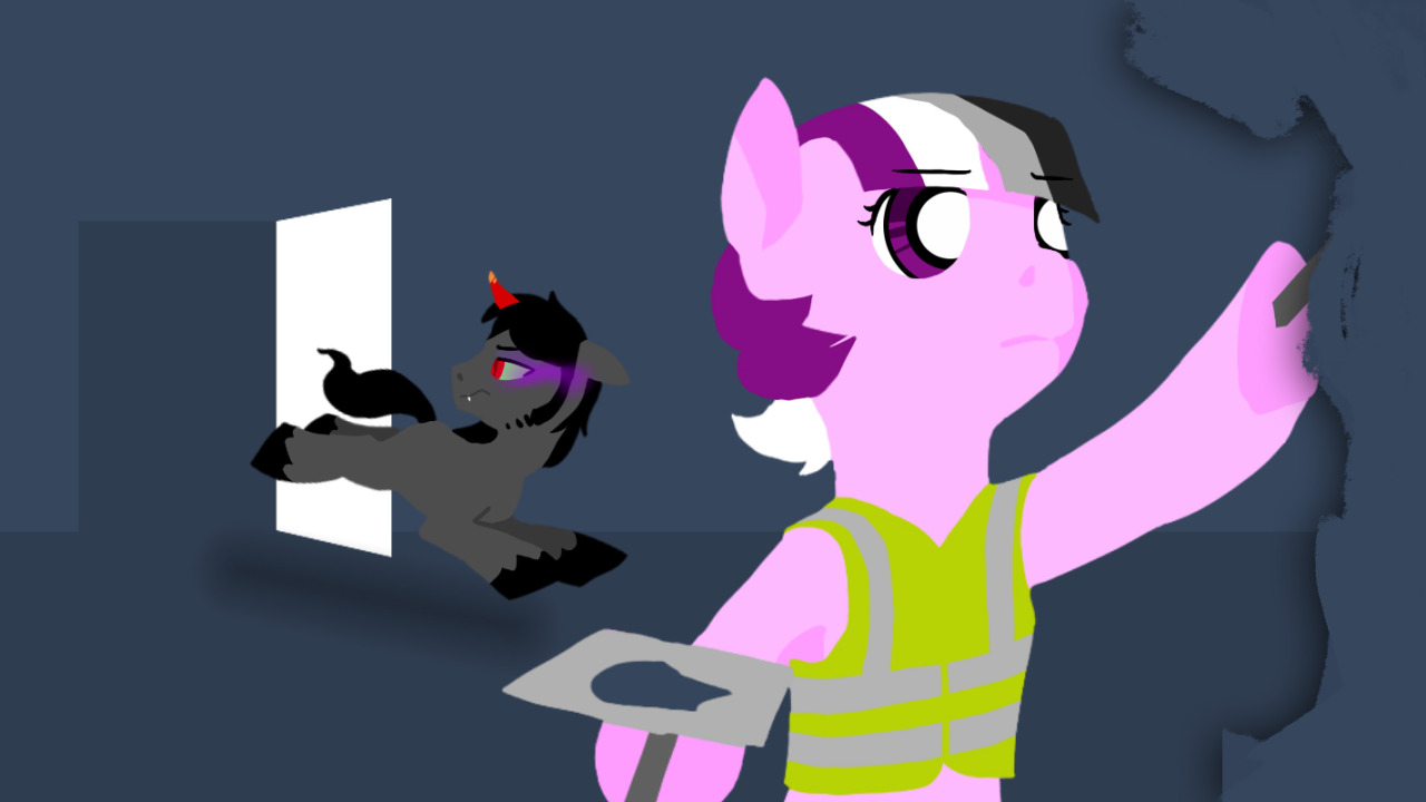 ask-acepony:askpun:Uh oh. Artwork by                   Curious Glaistig  Photography