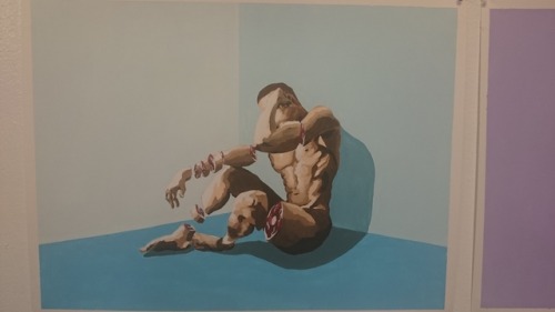 colorslashform: hanzo-sh1mada: My two final paintings for my life drawing class. Acrylic on watercolor paper. Thank you @colorslashform for letting me use your photos as a reference These are massively cool. That’s the sort of thing I wish I could do!