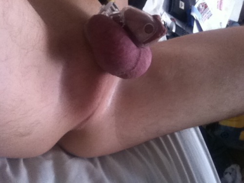 chastitylad:  A photo set for the boyfriend this morning sent to him while he was at work… Hopefully they’ll make him nice and horny for tonight :) Bf: kinkygamer To add more time to my chastity go to: Link To My Chastity Game ChastityLad 