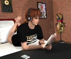 sirenrizzle100:  Kasumi ~ “Now that my training is all caught up its time for a little me time!!!“❤️❤️❤️❤️☺️🎶 