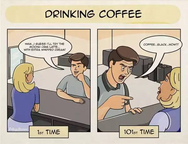 biggiepoppa-c:  meulinleijon16:  fuckyeahcomicsbaby:  1st Time vs 101st Time  omg