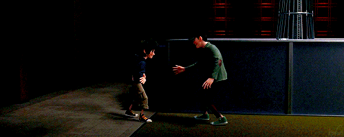 kpfun: Tadashi and Hiro’s fist bumps + a high five