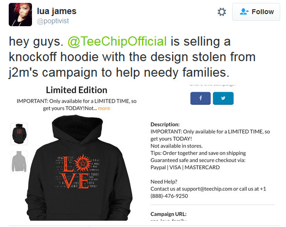 WARNING ABOUT TEECHIP AND OOSHIRTS AND FAN MERCH ADS ON FACEBOOK + TWITTER