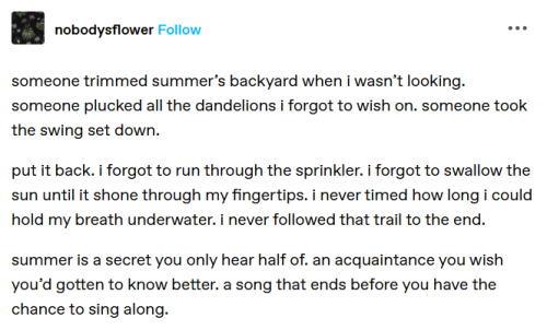 On August And The End Of All Things