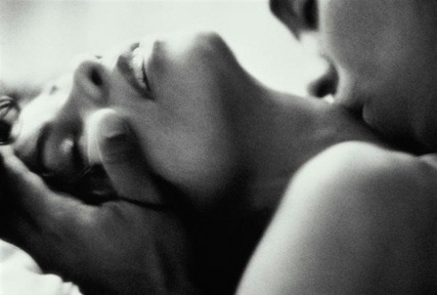 Leaving  soft wet kisses on My sultry sluts neck ….. always makes her melt into My arms ….. 