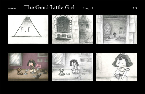 Final story idea developed from the poem “The Good Little Girl”.