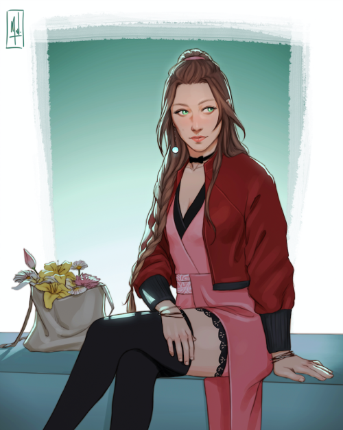 Aerith to celebrate not only the released of the FF7 Remake, but also because I love her with all my