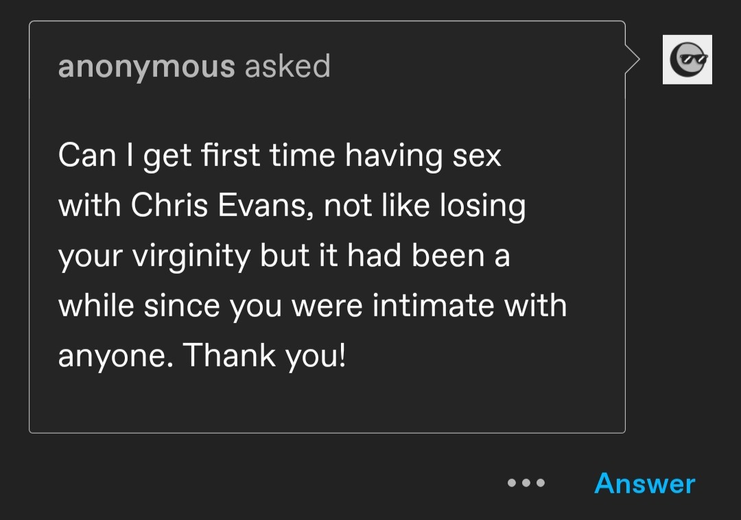 Chris evans imagine sex scene