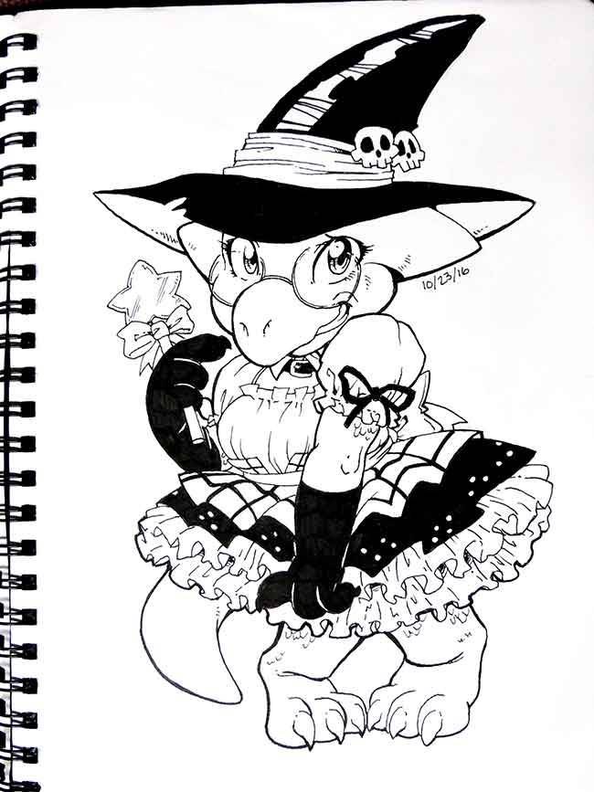 The last set for last months Inktober.  If you’re keeping count, you’ll see