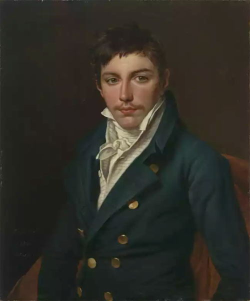 antonio-m:  “Portrait of François-Antoine Rasse de Gavre”, c.1816 by Jacques-Louis David. French painter. oil on canvas