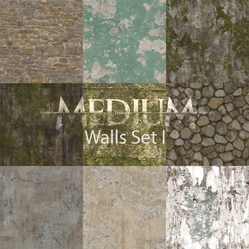 The Medium Walls Set IExtracted by me (mimoto-sims)Converted by meDownload