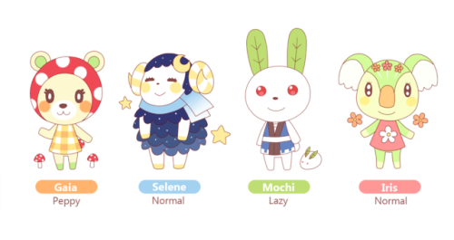 zumodelimon:I designed some Animal Crossing villagers! Oooh I didn&rsquo;t expect this to have t