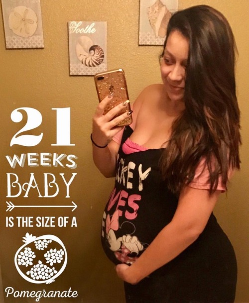 21 weeks and 4 days and little boy is becoming very active and Mommy’s feeling every kick#pr