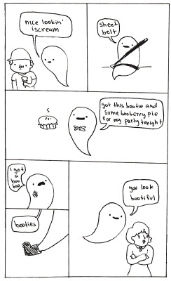 frenums:  ghosts can only talk in ghost puns 