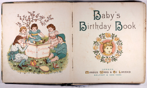 Baby’s Birthday Book - Kate Greenaway Illustration 1887