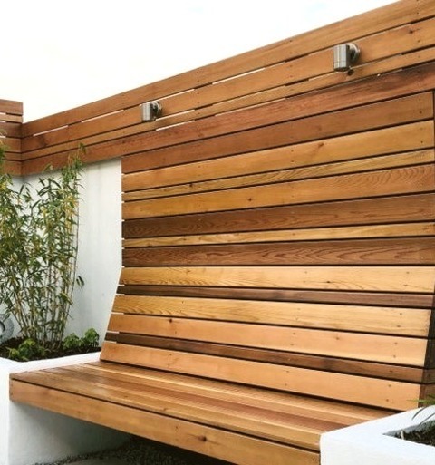 Garden Beds In DublinPhoto Of A Mid-sized Asian Partial Sun Backyard Stone And Wood Fence Raised Garden