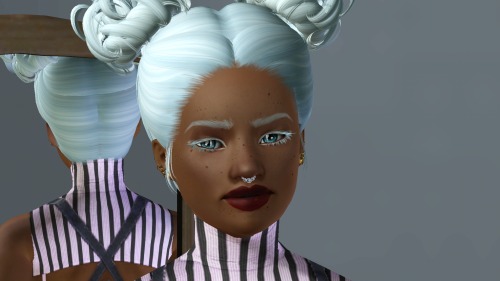 oops i made @hannijar‘s human aithusa (minus scales + freckles, because I have no makeup cc th