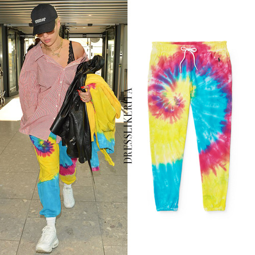 polo sweatpants tie dye