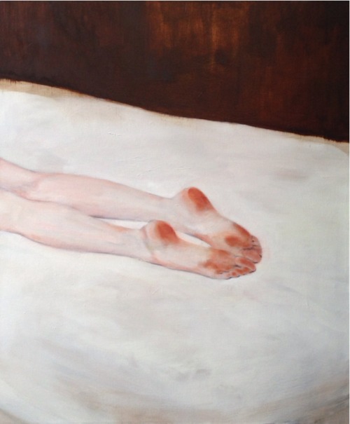 b-osullivan: Bed 31” x 26” Oil on canvas 2014 Bernadette O’Sullivan