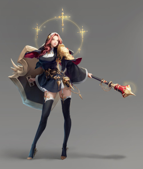Paladin  Liz Son www.artstation.com/artwork/Yag5zd