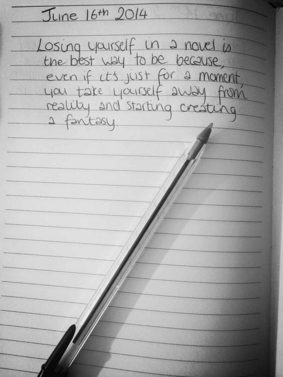 thelifeoflauradent:  Losing yourself in a novel.