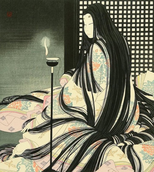the-evil-clergyman: The Tale of Genji - Wakana by Okada Yoshio (1970′s)
