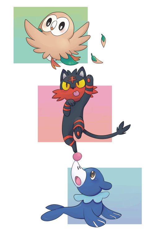 inkie-heart:  New starter pokemon! Which one are you gonna choose? 